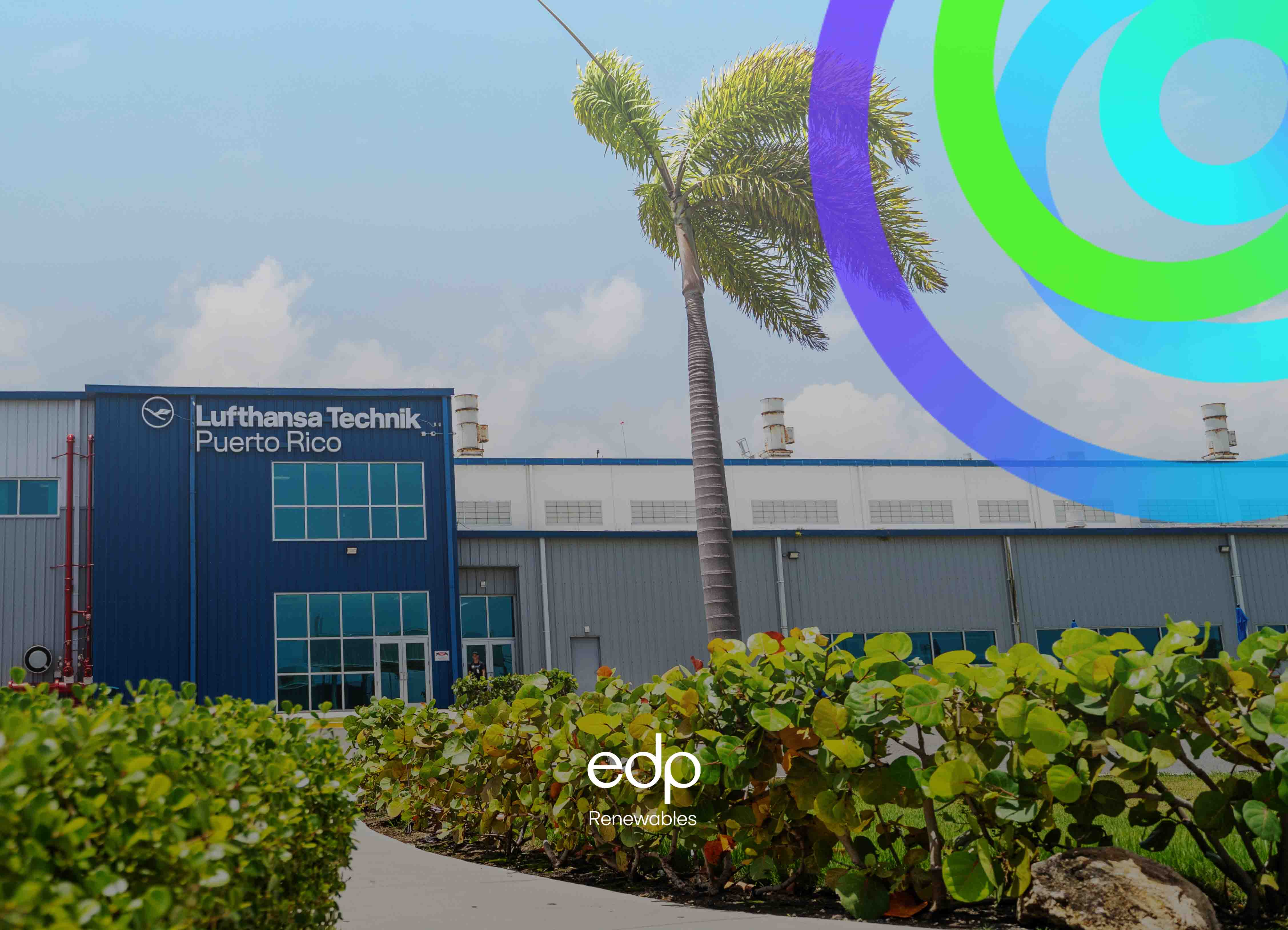Lufthansa Porto Rico EDPR NA  Distributed Generation solar project announcement